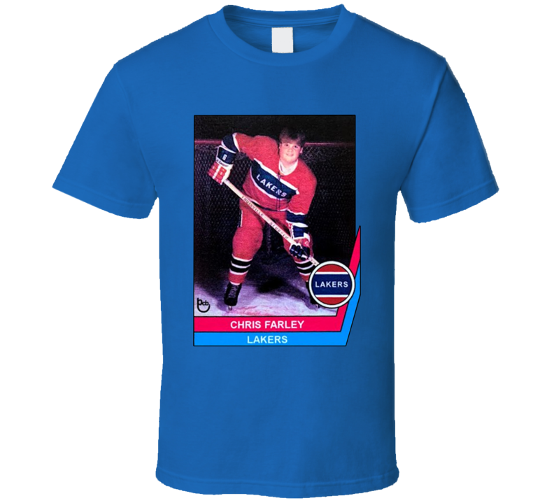 Chris Farley Youth Hockey Card T Shirt Chris Farley Youth Hockey Card T Shirt