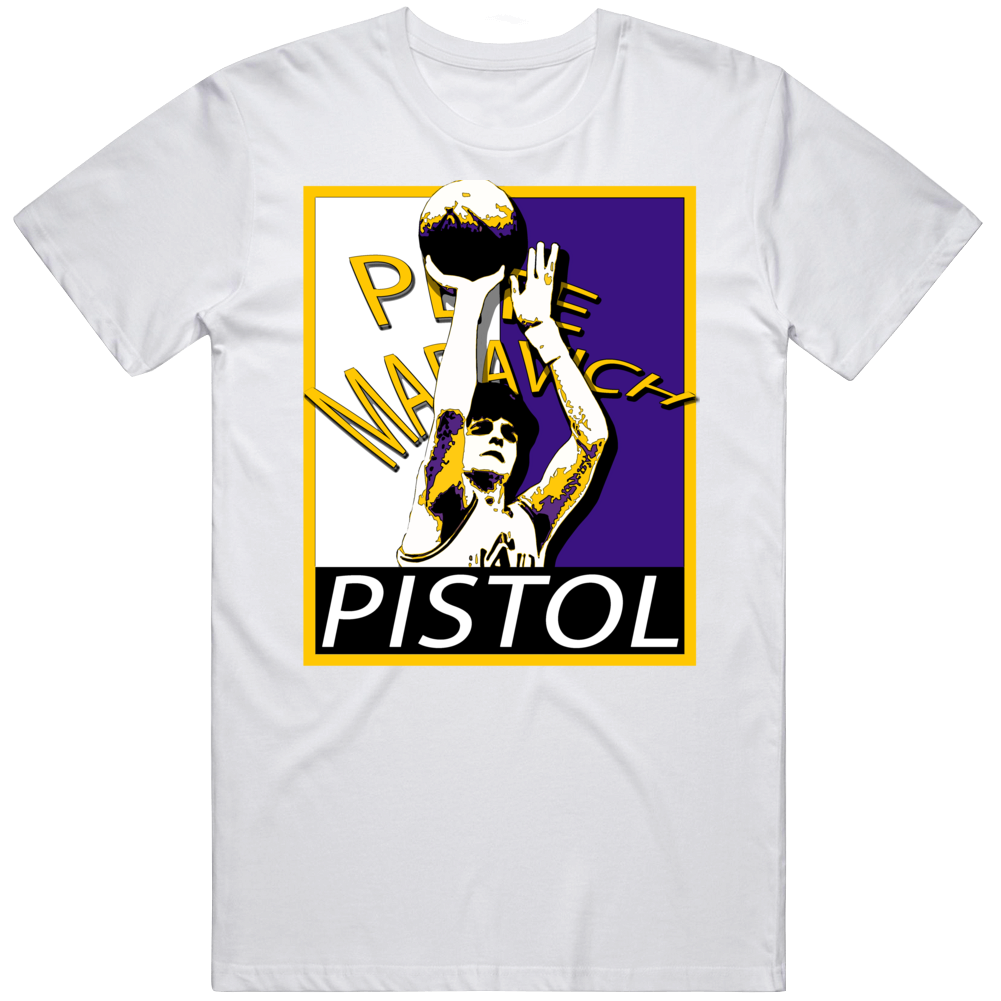 Pistol Pete Maravich Basketball T Shirt Pistol Pete Maravich Basketball T Shirt