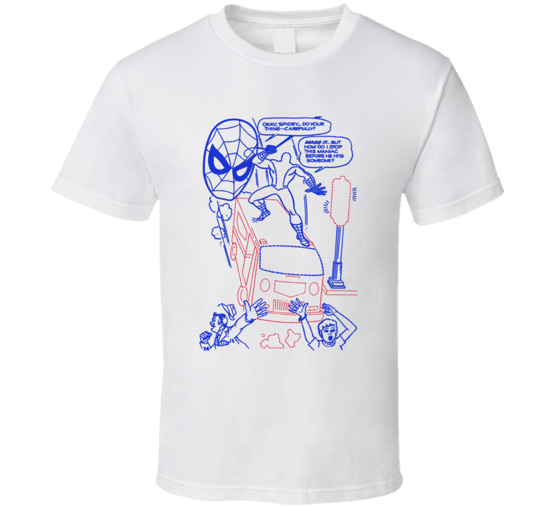 Spiderman Coloring Book Sticker Page T Shirt Spiderman Coloring Book Sticker Page T Shirt