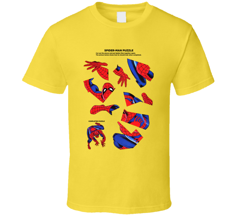 Spiderman Puzzle T Shirt Spiderman Puzzle T Shirt