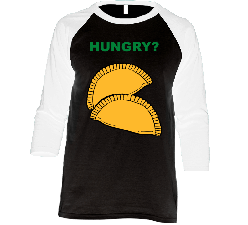 Hungry Jamaica Patties Raglan T Shirt Hungry Jamaica Patties Raglan T Shirt