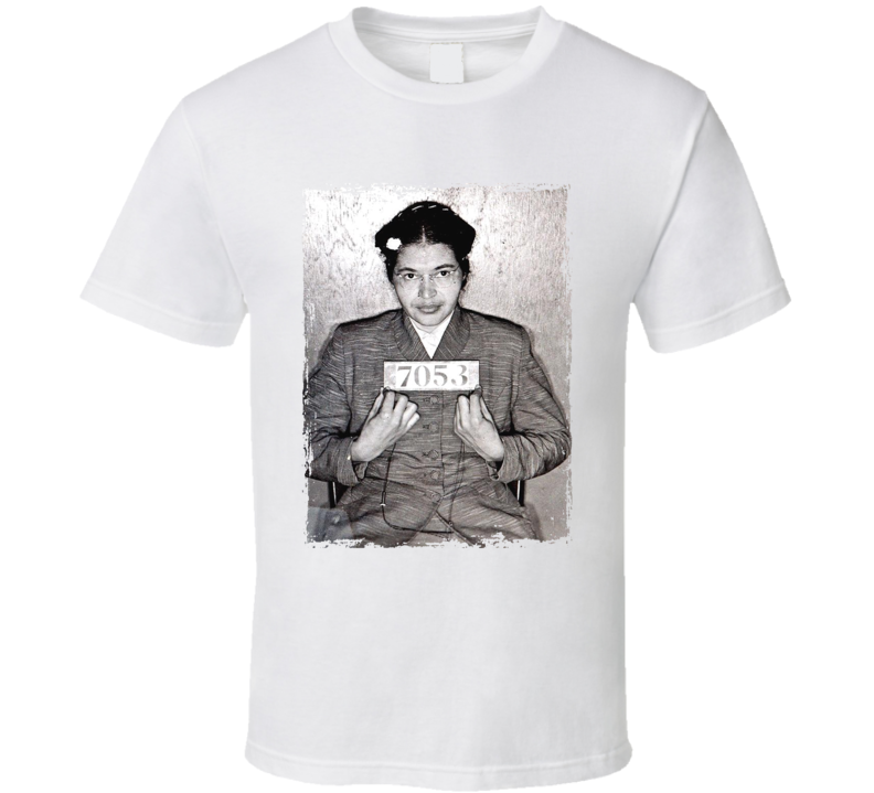 Rosa Parks Mug Shot 1955 T Shirt Rosa Parks Mug Shot 1955 T Shirt