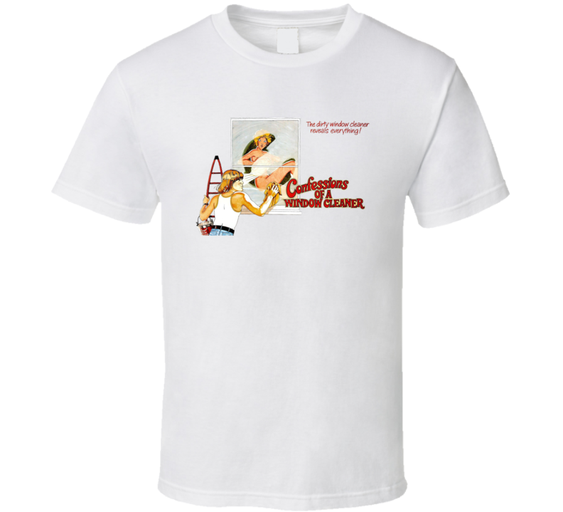 Confessions Of A Window Cleaner 70s Movie T Shirt Confessions Of A Window Cleaner 70s Movie T Shirt
