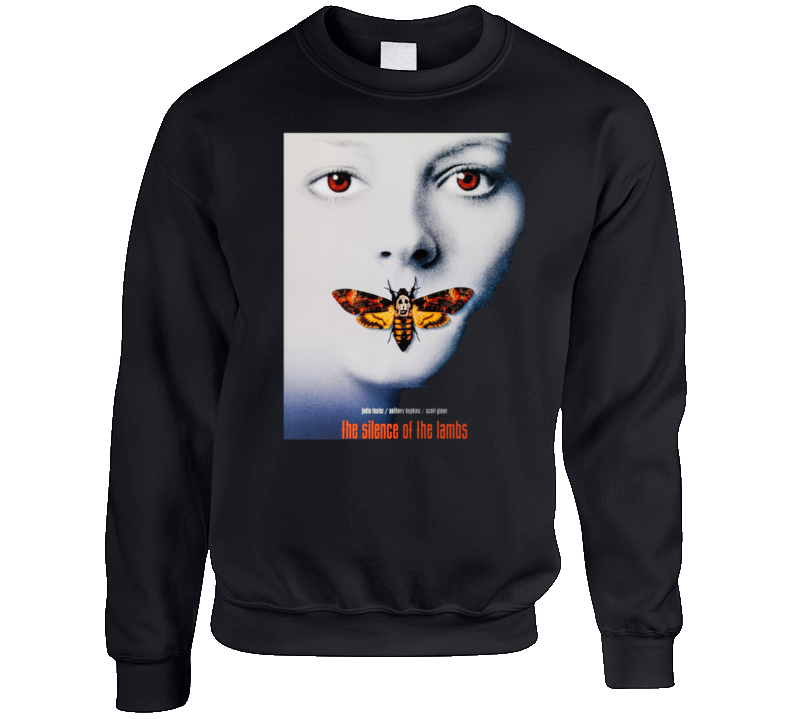 The Silence Of The Lambs Thriller Movie Crewneck Sweatshirt The Silence Of The Lambs Thriller Movie Crewneck Sweatshirt
