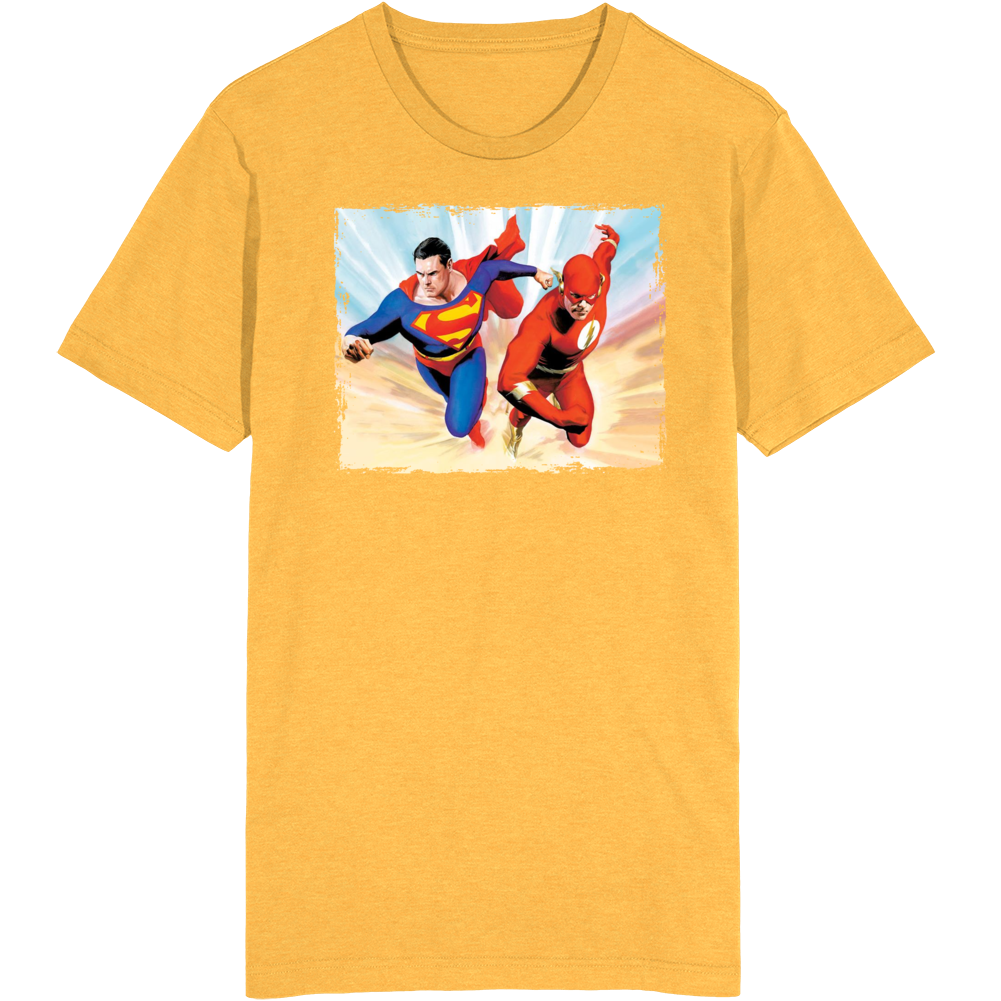 Superman Vs The Flash Race T Shirt Superman Vs The Flash Race T Shirt