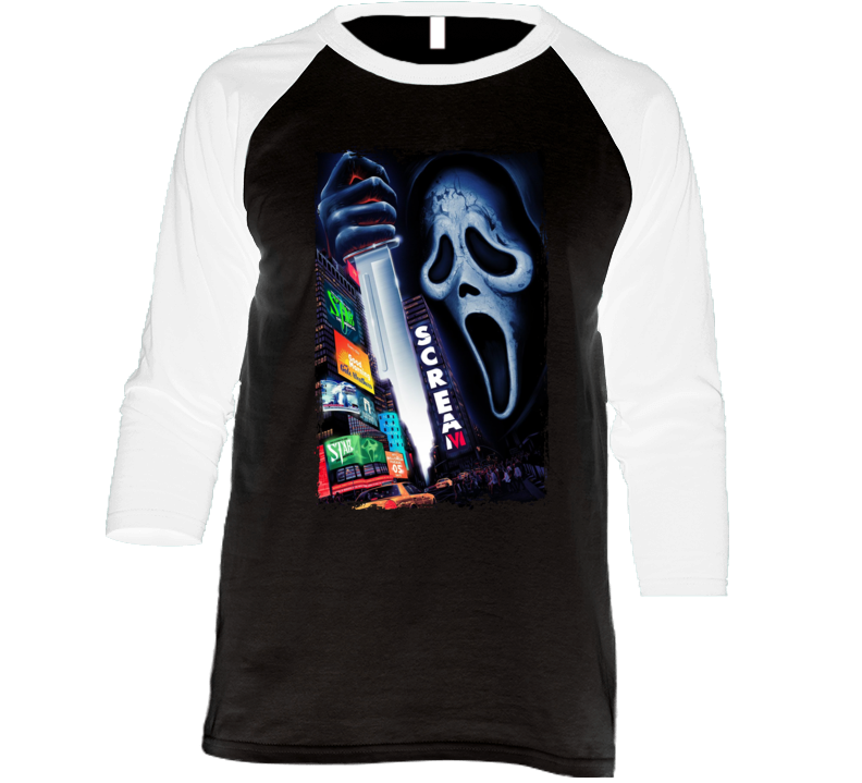 Scream 6 Movie Raglan T Shirt Scream 6 Movie Raglan T Shirt