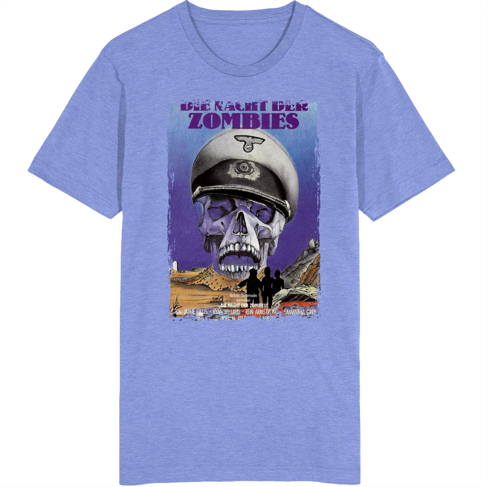 Night Of The Zombies German Movie T Shirt Night Of The Zombies German Movie T Shirt