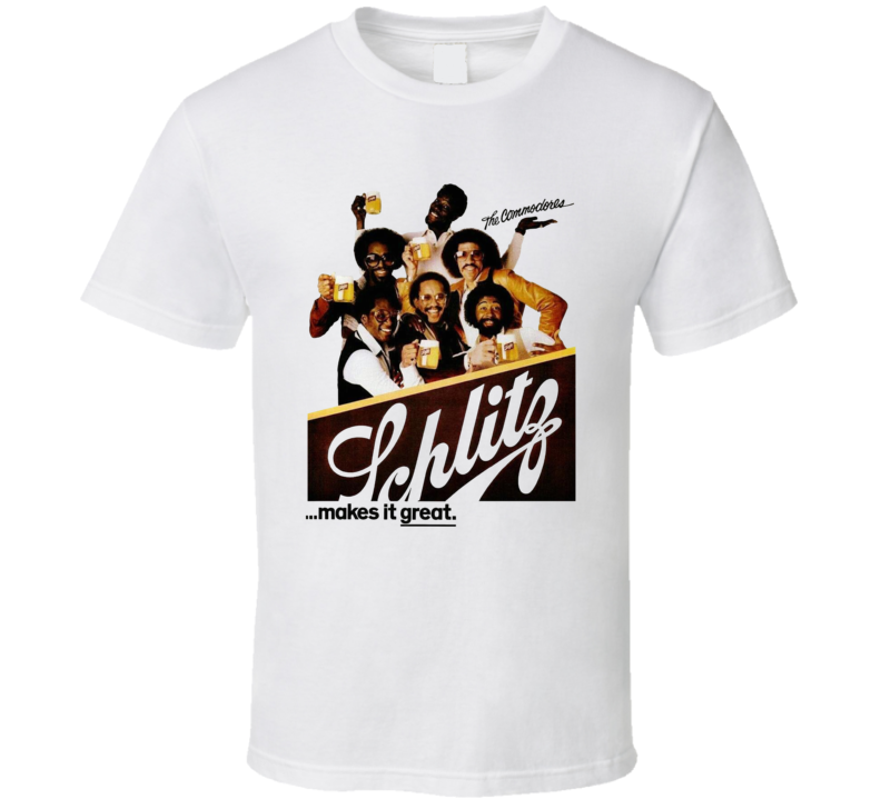 Schlitz The Commodores Vintage Ad T Shirt Schlitz The Commodores Vintage Ad T Shirt