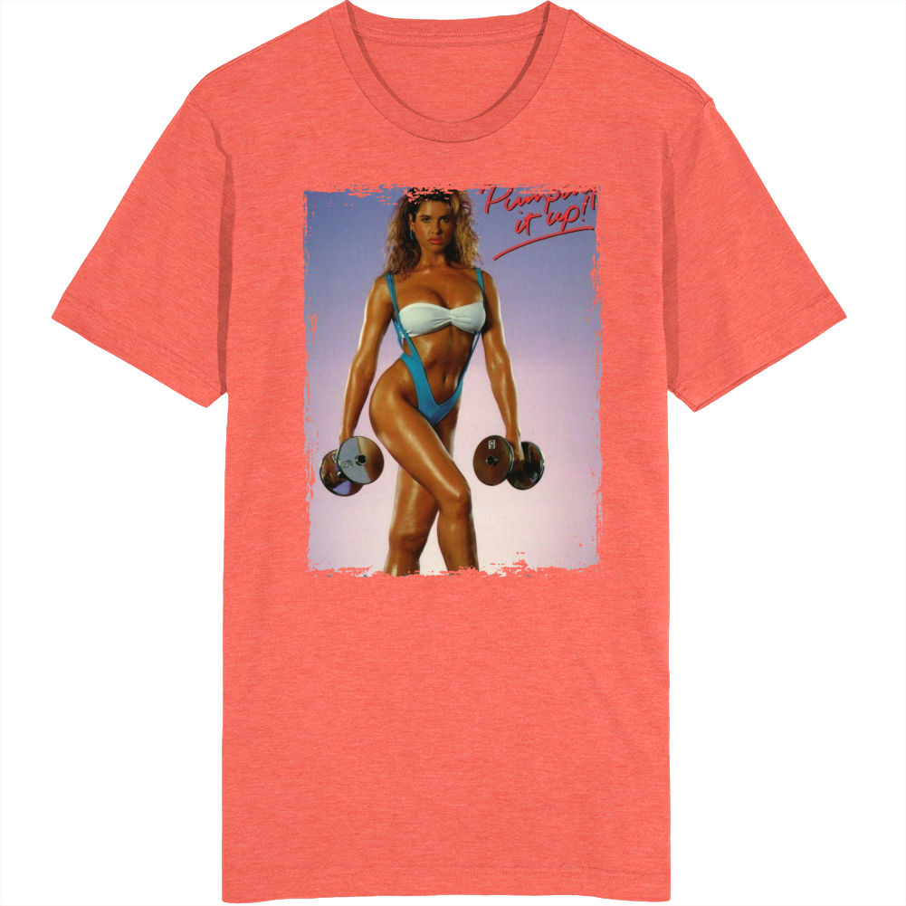 Bikini Model Pumping It Up T Shirt Bikini Model Pumping It Up T Shirt