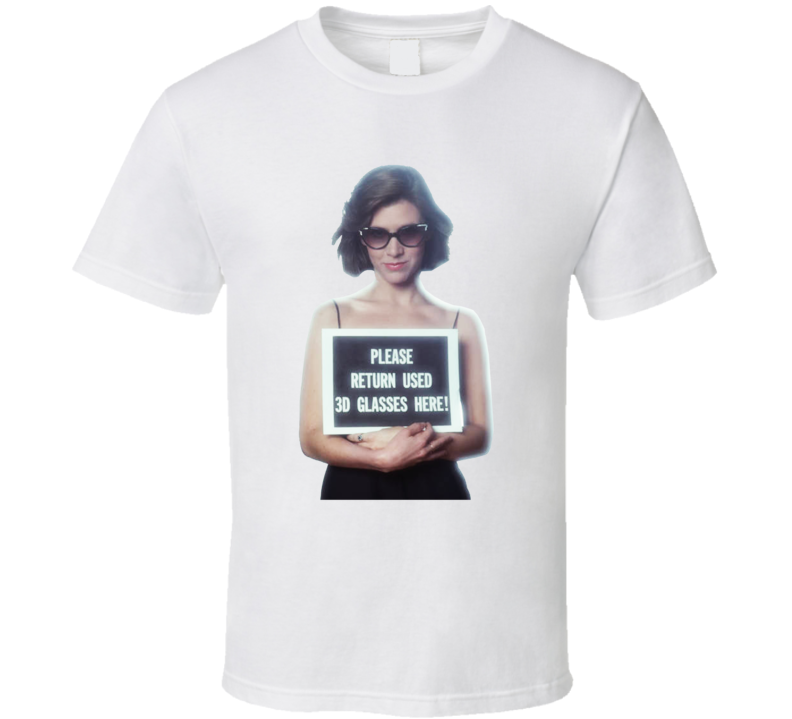 Carrie Fisher Please Return Used 3d Glasses Here T Shirt Carrie Fisher Please Return Used 3d Glasses Here T Shirt