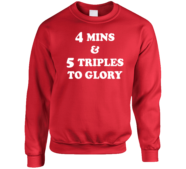 Four Minutes And Five Triples To Glory Debi Thomas Figure Skater Fan Crewneck Sweatshirt Four Minutes And Five Triples To Glory Debi Thomas Figure Skater Fan Crewneck Sweatshirt