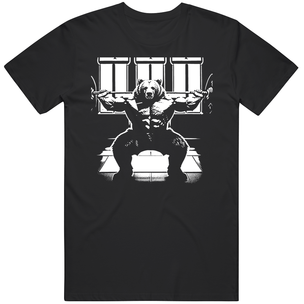 Bear Doing Squats Funny Gym Gear T Shirt Bear Doing Squats Funny Gym Gear T Shirt