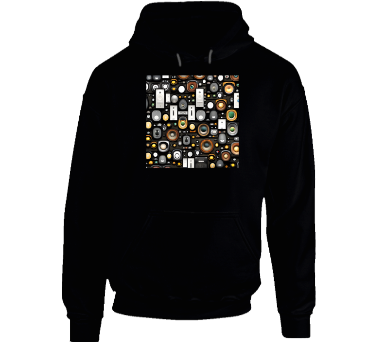 Wall Of Speakers Retro Dj Love Music Hoodie Wall Of Speakers Retro Dj Love Music Hoodie