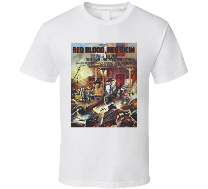 Red Blood Red Skin Parody Rick Dalton Movie T Shirt Red Blood Red Skin Parody Rick Dalton Movie T Shirt