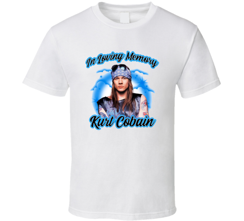 Kurt Cobain In Loving Memory Music Fan T Shirt Kurt Cobain In Loving Memory Music Fan T Shirt