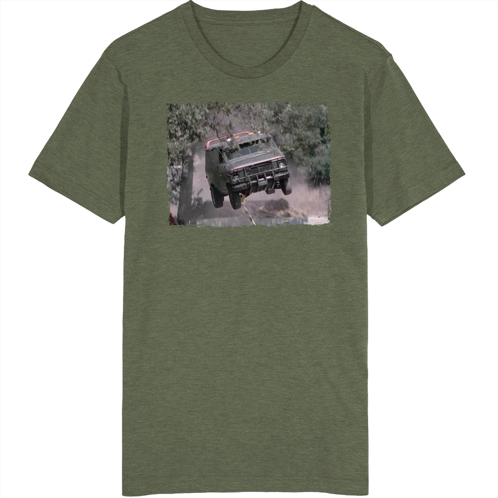 The A-team Van Jump Tv Series T Shirt The A-team Van Jump Tv Series T Shirt