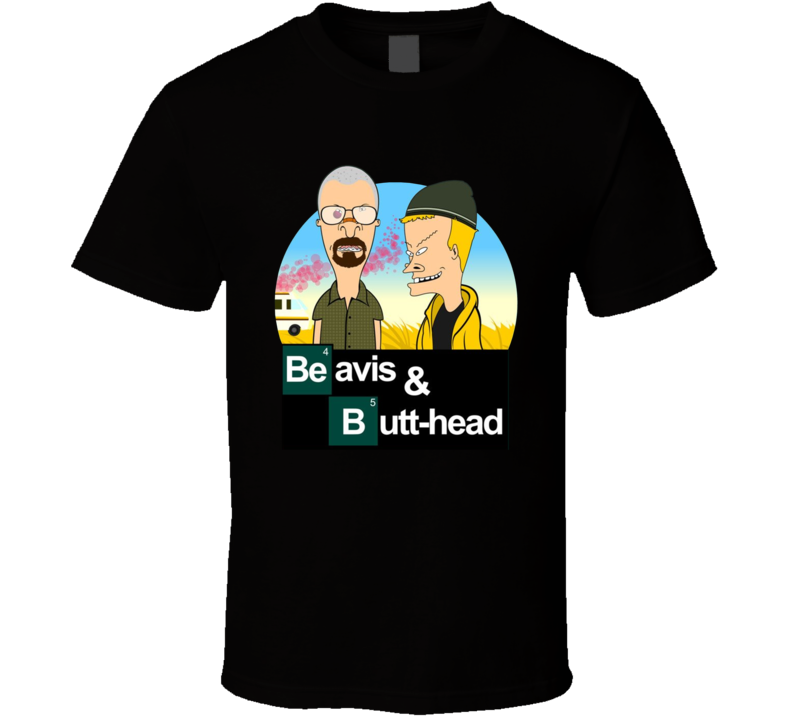 Beavis And Butthead Breaking Bad Mashup T Shirt Beavis And Butthead Breaking Bad Mashup T Shirt