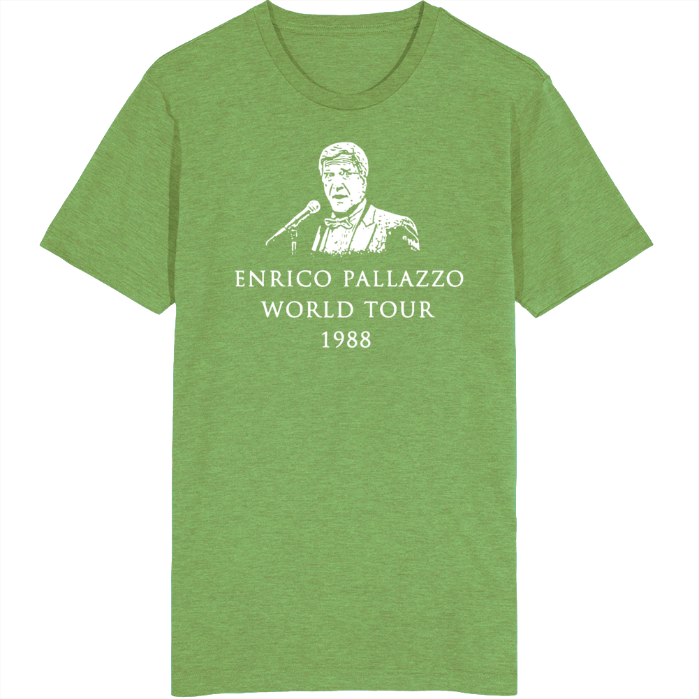 Enrico Palazzo World Tour 1988 Naked Gun Movie T Shirt Enrico Palazzo World Tour 1988 Naked Gun Movie T Shirt