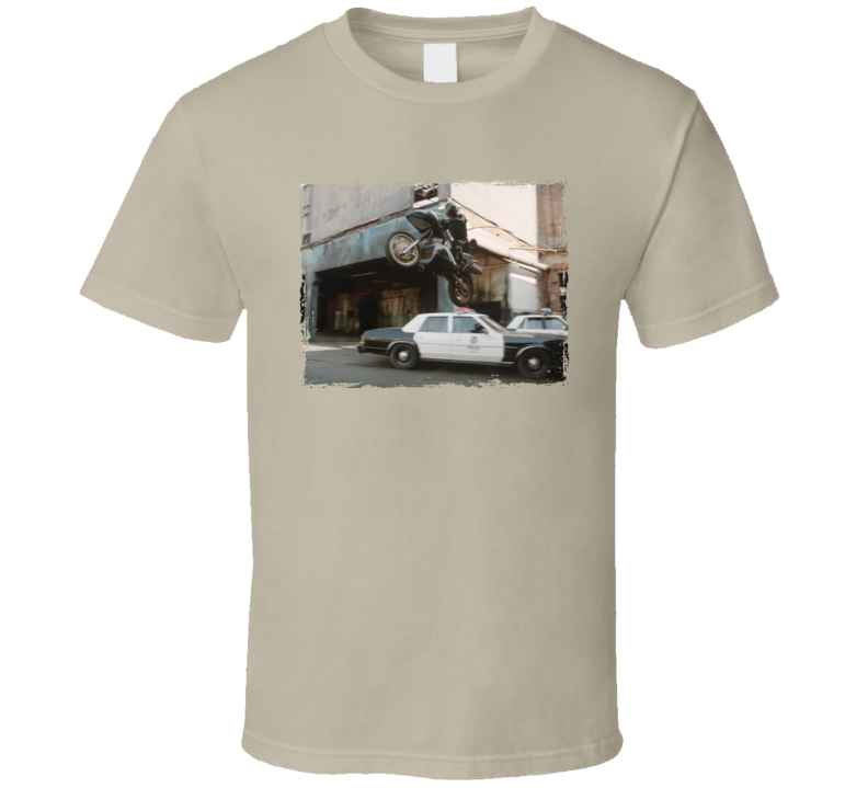 Street Hawk Motorcycle Jump Scene Tv Show Fan T Shirt Street Hawk Motorcycle Jump Scene Tv Show Fan T Shirt