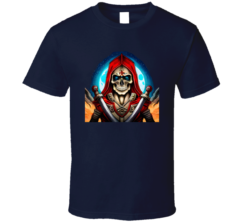 Skeleton In Front Of Moon T Shirt Skeleton In Front Of Moon T Shirt