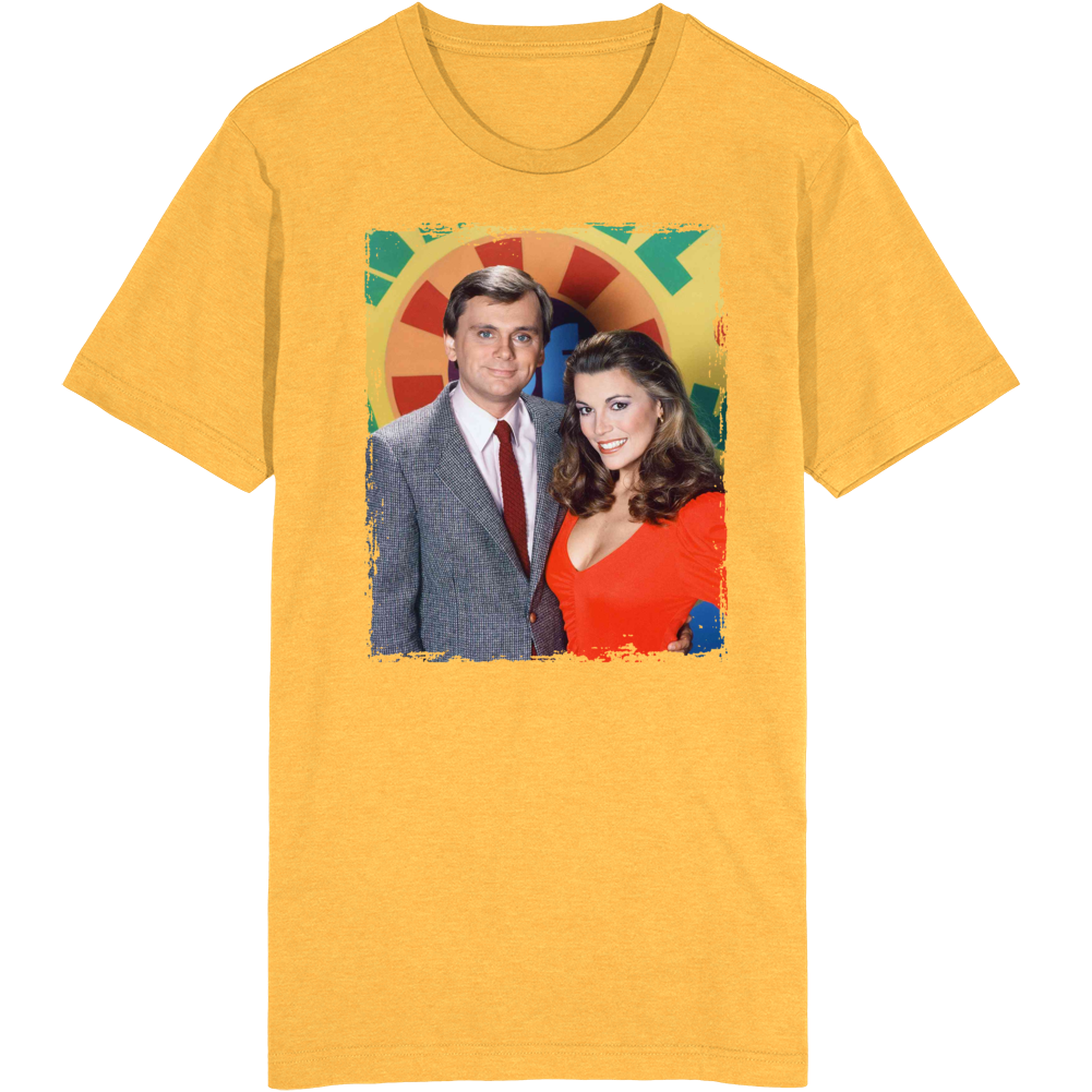 Pat Sajak Vanna White Wheel Of Fortune T Shirt Pat Sajak Vanna White Wheel Of Fortune T Shirt