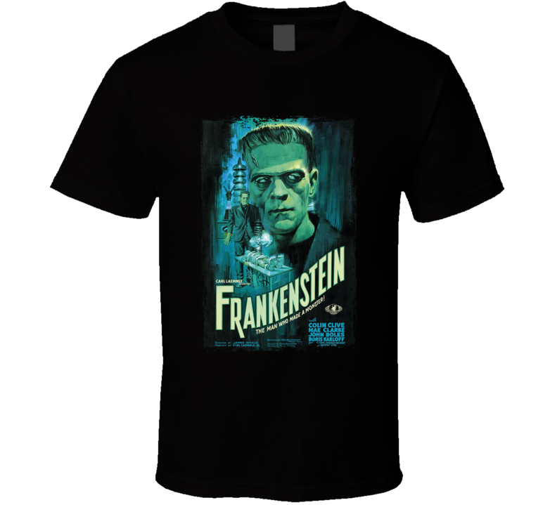 Frankenstein 30s Movie T Shirt Frankenstein 30s Movie T Shirt