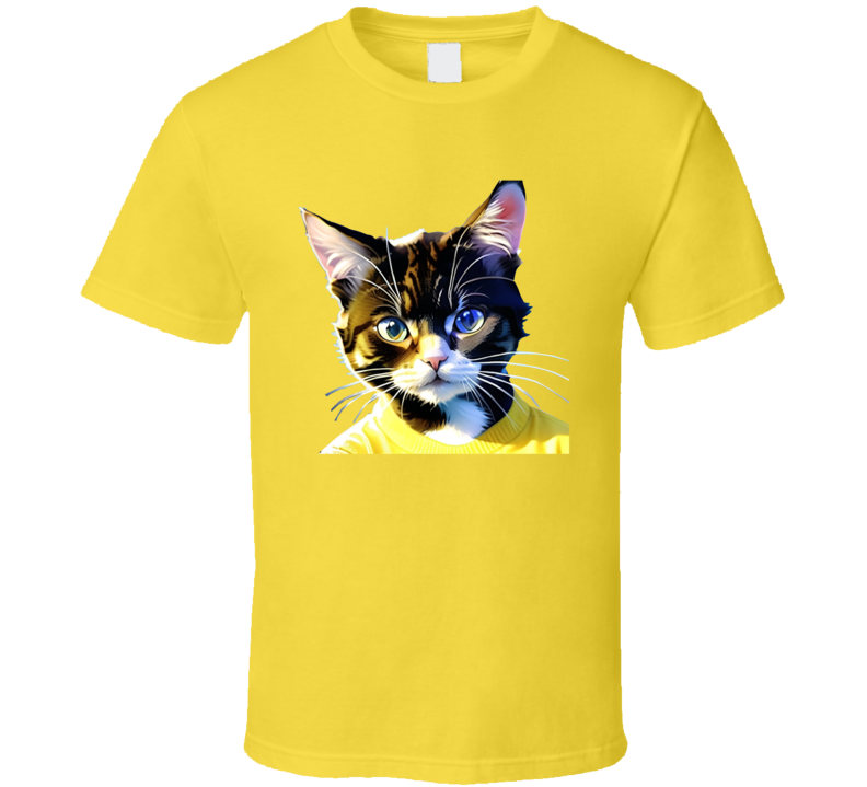 Cat In A Sweater T Shirt Cat In A Sweater T Shirt