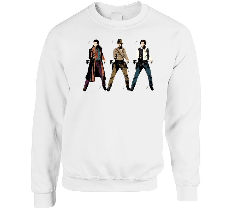 Harrison Ford Rick Deckard Indiana Jones Han Solo Crewneck Sweatshirt Harrison Ford Rick Deckard Indiana Jones Han Solo Crewneck Sweatshirt