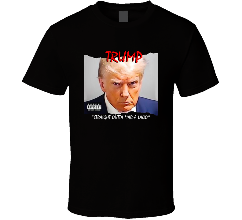 Donald Trump Straight Outta Mar-a-lago Mugshot T Shirt Donald Trump Straight Outta Mar-a-lago Mugshot T Shirt
