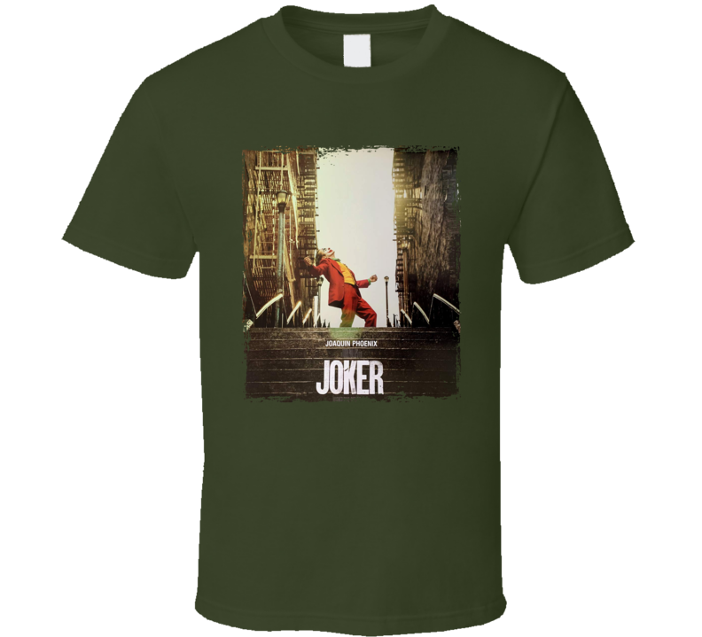 The Joker Joaquin Phoenix Movie T Shirt The Joker Joaquin Phoenix Movie T Shirt