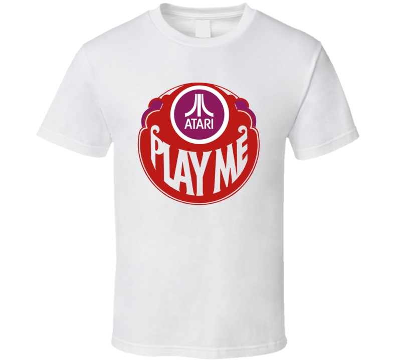 Atari Play Me Retro Video Game T Shirt Atari Play Me Retro Video Game T Shirt