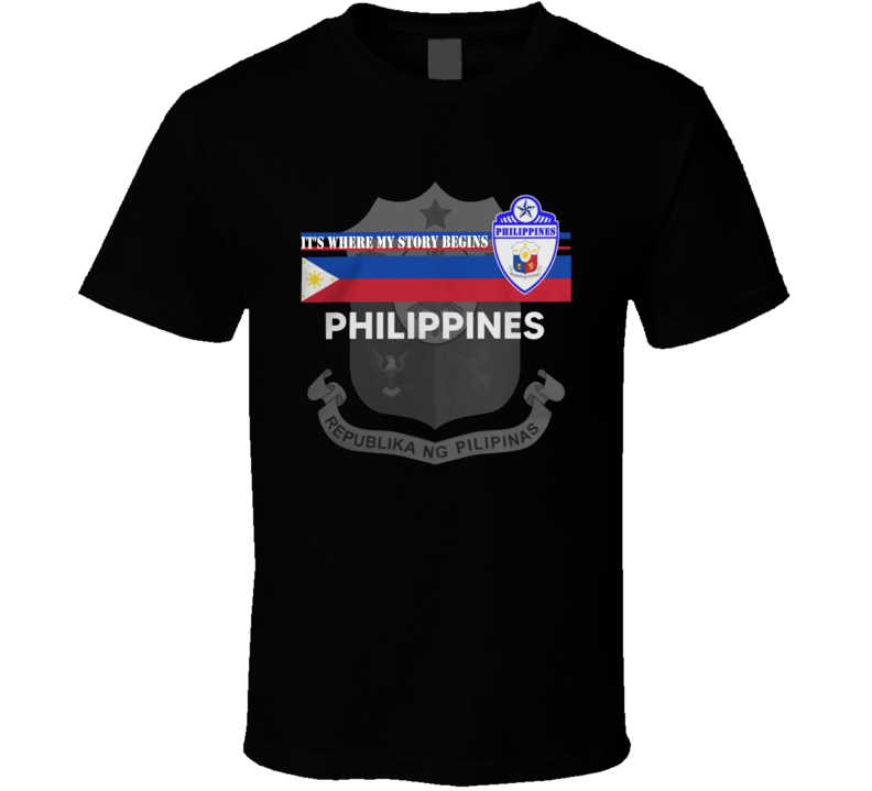 Philipines It's Where My Story Begins T Shirt Philipines It's Where My Story Begins T Shirt