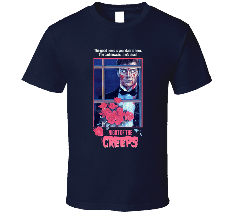 Night Of The Creeps Horror Movie T Shirt Night Of The Creeps Horror Movie T Shirt