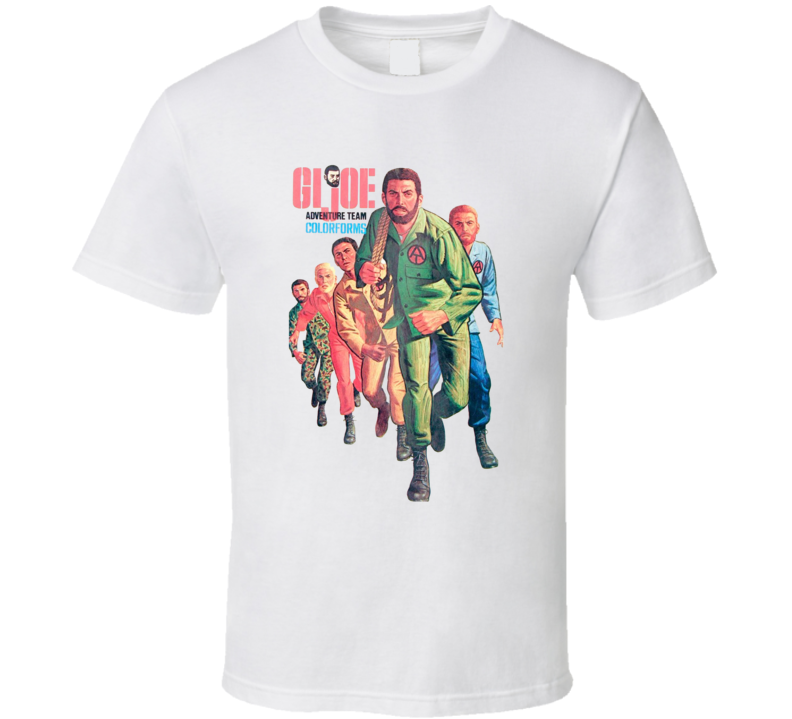 G I Joe Adventure Team Colorforms T Shirt G I Joe Adventure Team Colorforms T Shirt