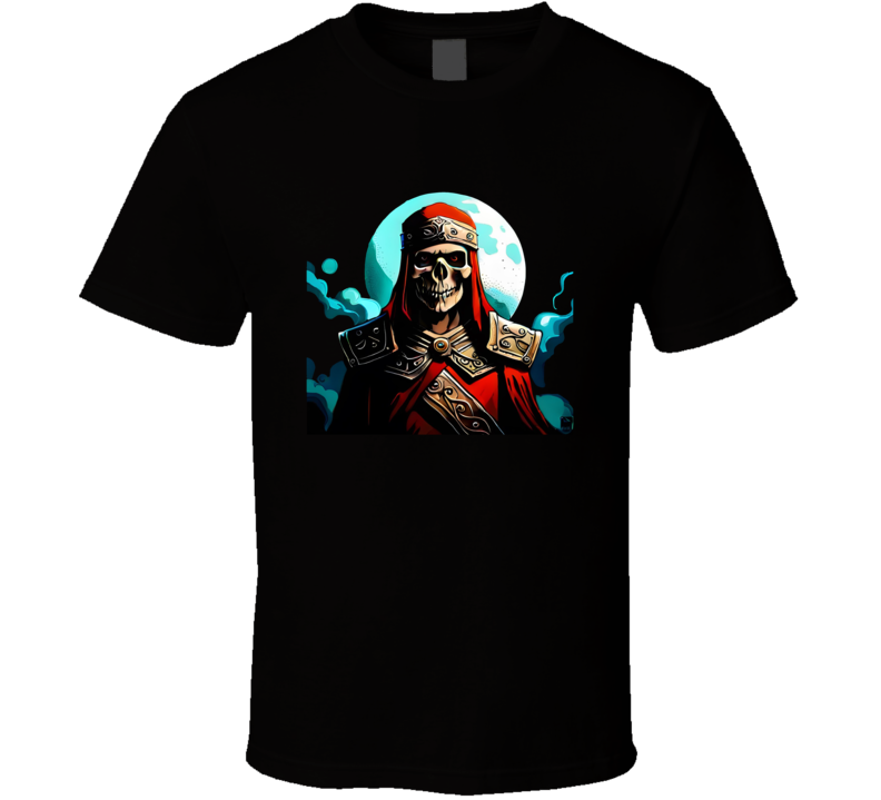 Skeleton With Smoky Moon T Shirt Skeleton With Smoky Moon T Shirt