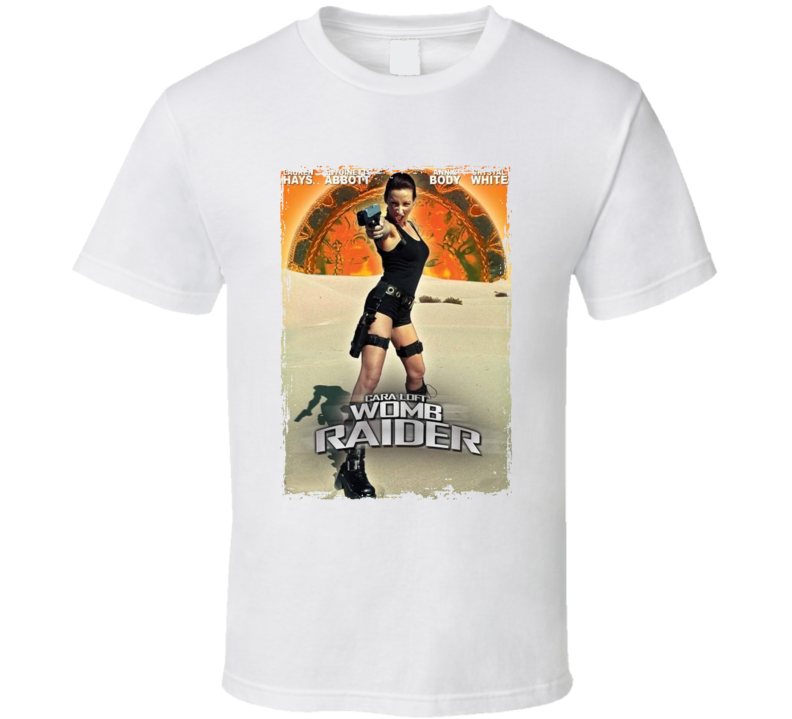 Cara Loft Womb Raider Adult Movie T Shirt Cara Loft Womb Raider Adult Movie T Shirt