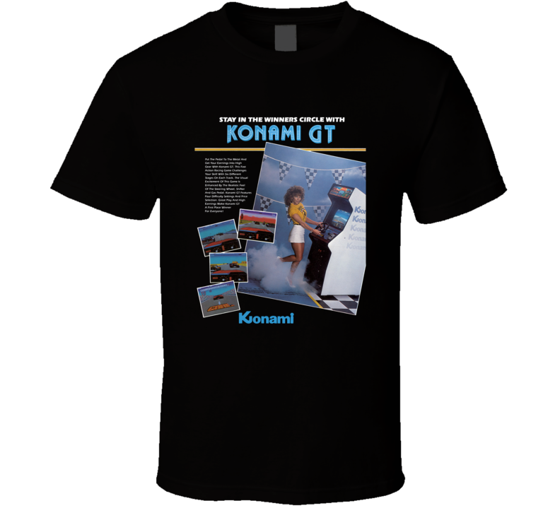 Konami Gt Video Game T Shirt Konami Gt Video Game T Shirt