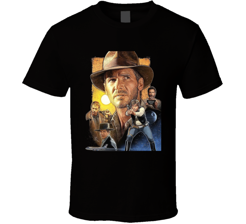 Harrison Ford Movie Characters T Shirt Harrison Ford Movie Characters T Shirt
