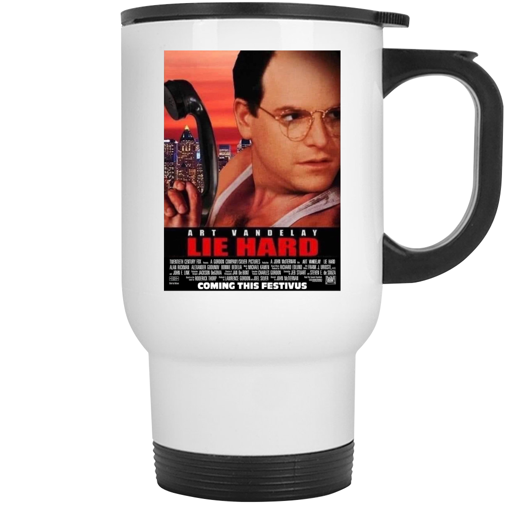 Lie Hard Art Vandelay Parody Funny Mug Lie Hard Art Vandelay Parody Funny Mug