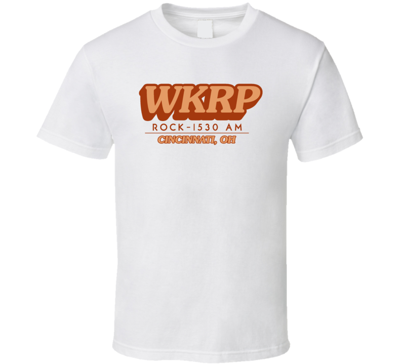 Wkrp Rock 1530 Am Cincinnati Ohio Tv Series Fan T Shirt Wkrp Rock 1530 Am Cincinnati Ohio Tv Series Fan T Shirt