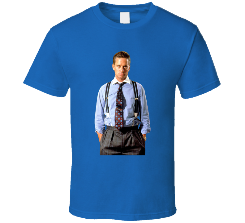 Wall Street Gordon Gekko Michael Douglas Movie T Shirt Wall Street Gordon Gekko Michael Douglas Movie T Shirt