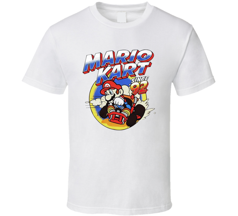 Mario Kart Since '92 Video Game T Shirt Mario Kart Since '92 Video Game T Shirt