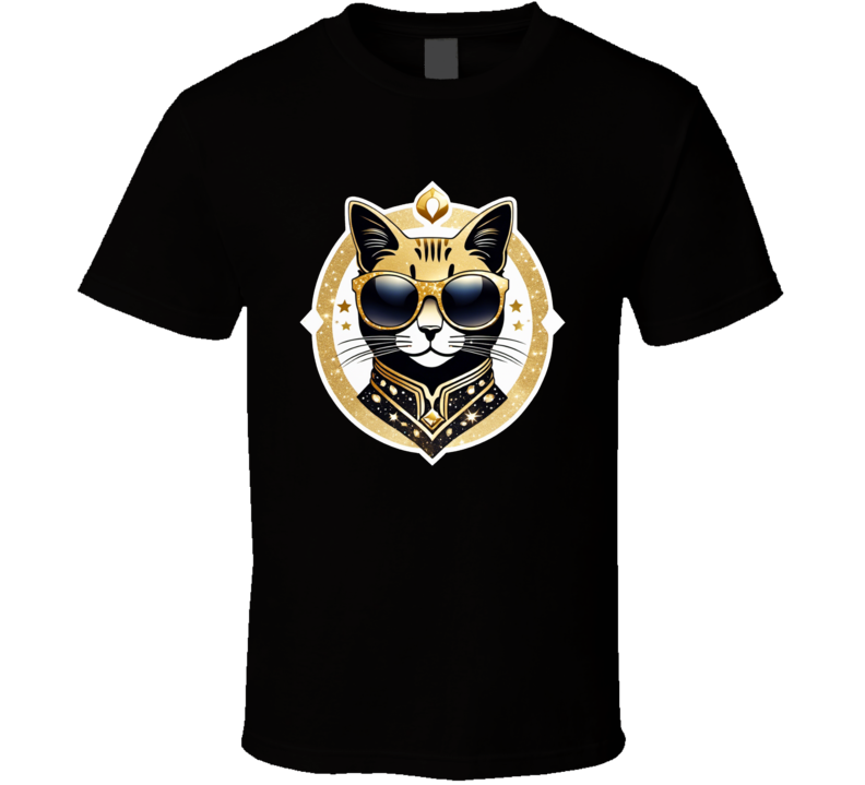 Cool Cat With Sunglasses T Shirt Cool Cat With Sunglasses T Shirt