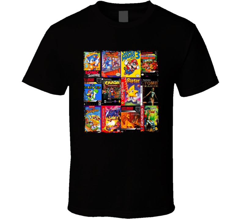 Playstation And Sega Video Games T Shirt Playstation And Sega Video Games T Shirt