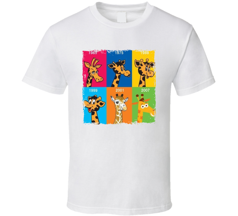 Toys R Us Geoffrey Through The Years T Shirt Toys R Us Geoffrey Through The Years T Shirt