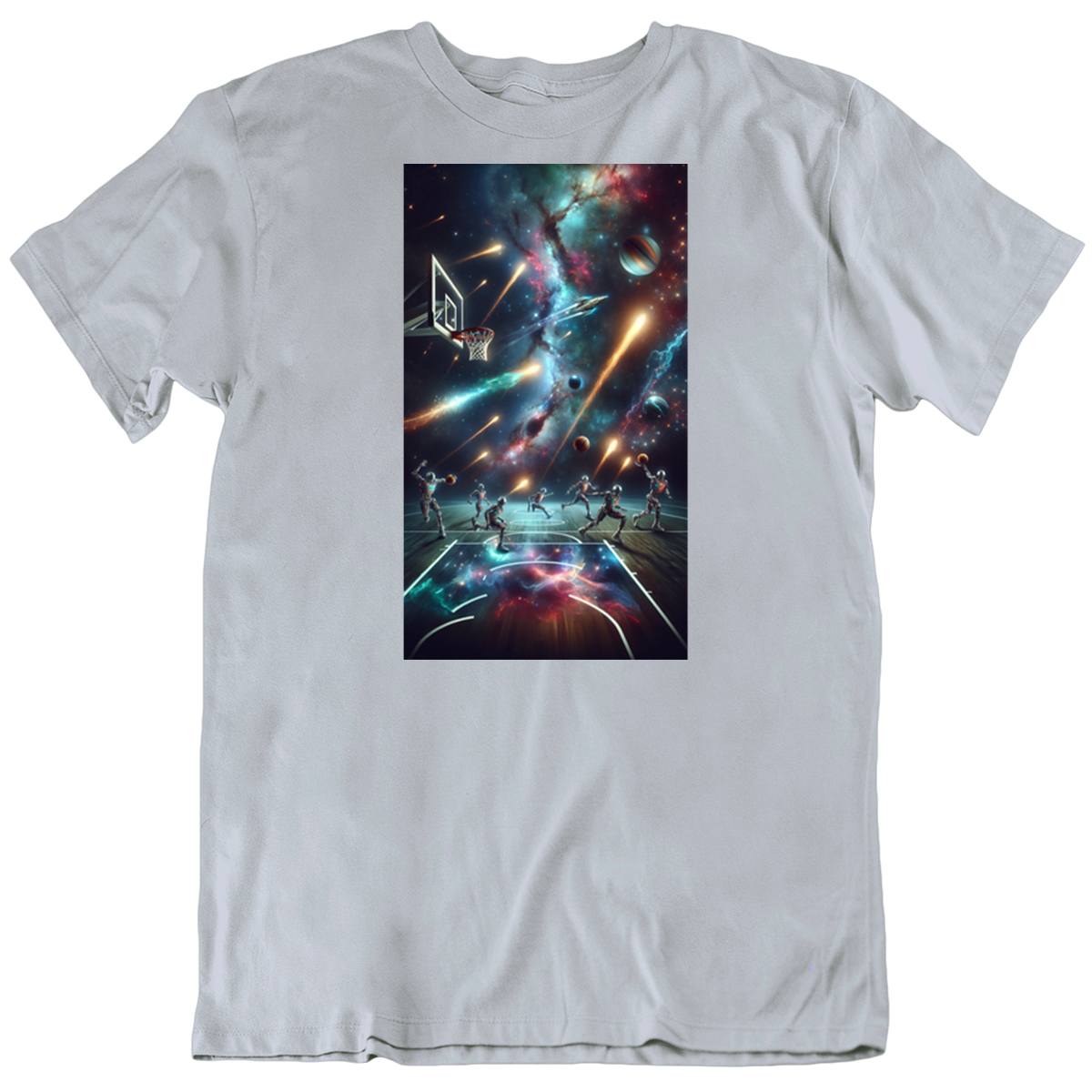 Cosmic Robot Future Basketball Fan T Shirt Cosmic Robot Future Basketball Fan T Shirt
