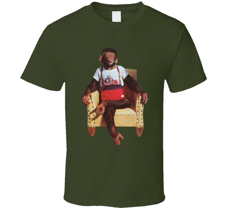 Chimpanzee Sitting In Armchair T Shirt Chimpanzee Sitting In Armchair T Shirt