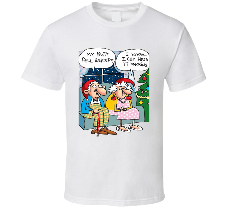 My Butt Fell Asleep I Know I Can Hear It Snoring Cartoon T Shirt My Butt Fell Asleep I Know I Can Hear It Snoring Cartoon T Shirt