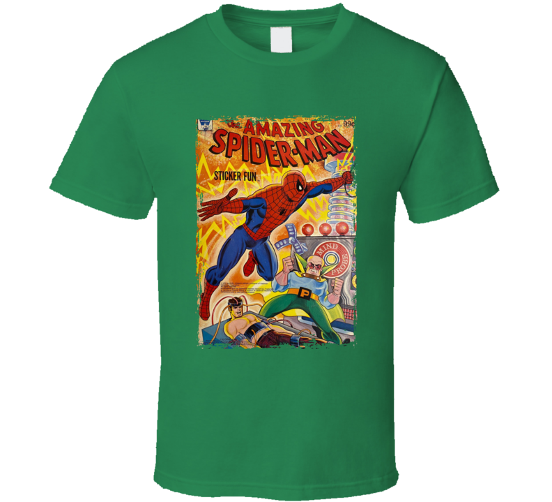 The Amazing Spider-man Sticker Fun Book T Shirt The Amazing Spider-man Sticker Fun Book T Shirt