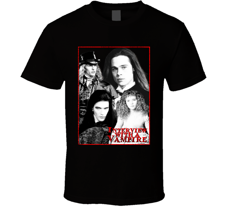 Interview With A Vampire Movie Fan T Shirt Interview With A Vampire Movie Fan T Shirt